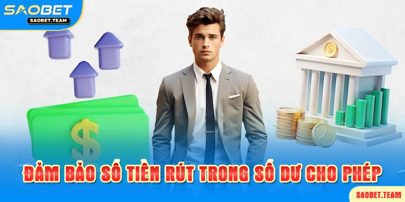 Hãy luôn đảm bảo đủ số dư trong tài khoản để thực hiện thao tác