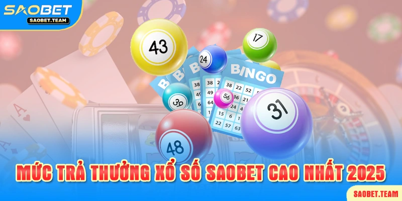 Tỷ lệ thưởng tại saobet cực cao