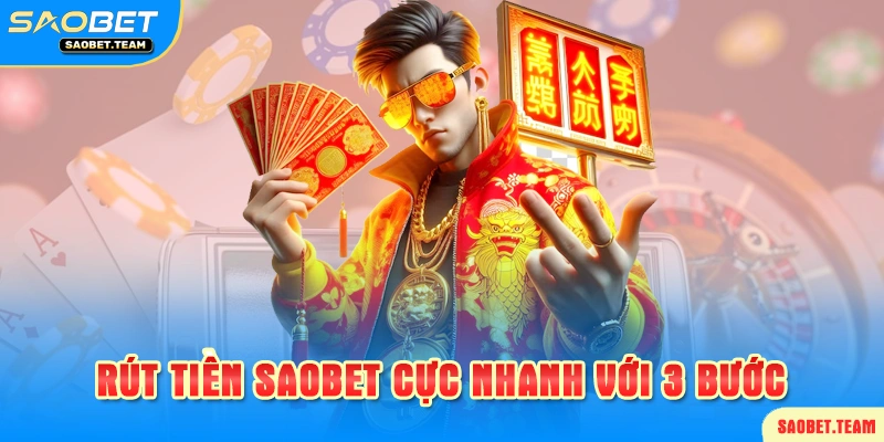 3 bước rất đơn giản để rút tiền tại SAOBET